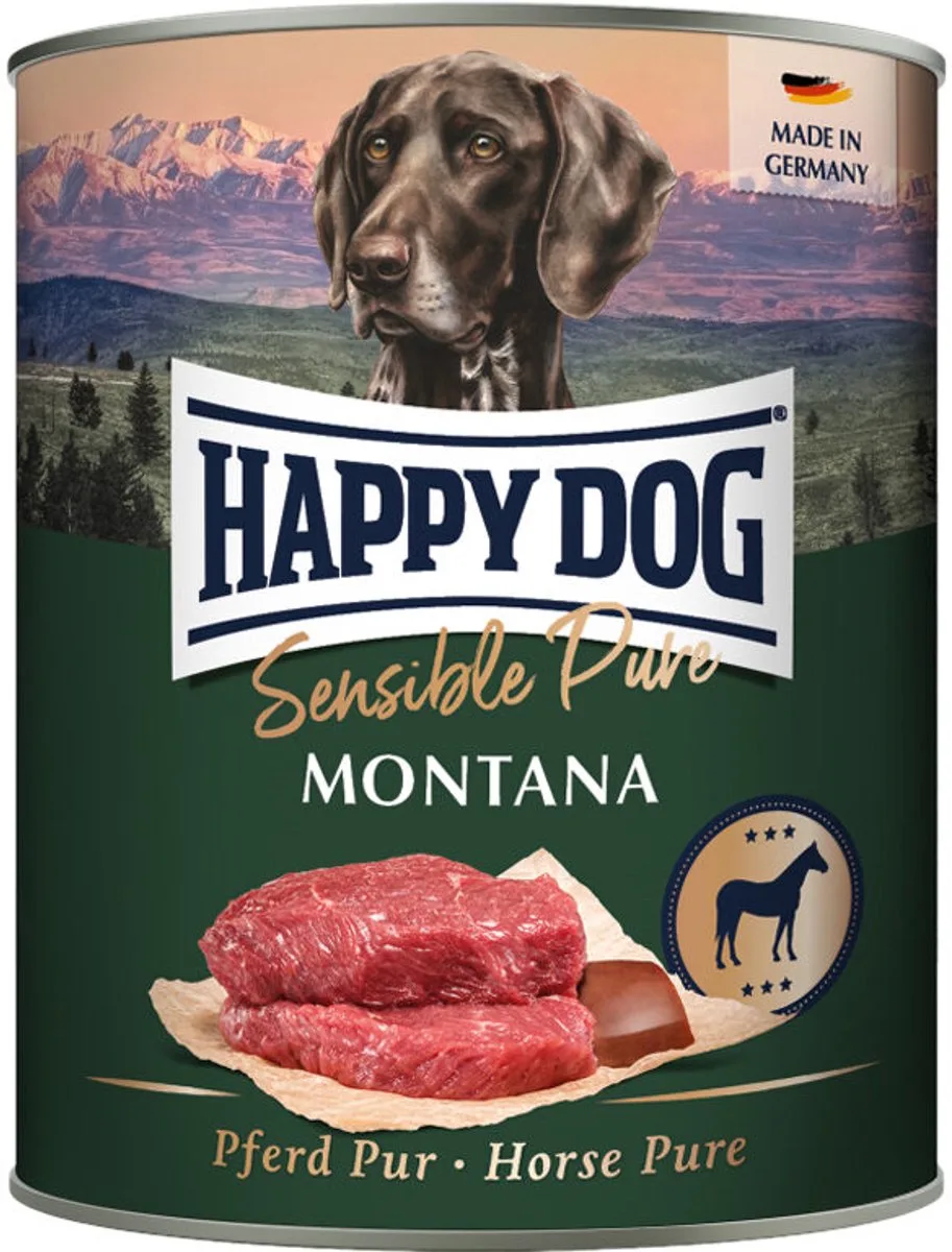 Sensible Pure Montana - Paard - 6 x 400 g by Happy Dog – product photo