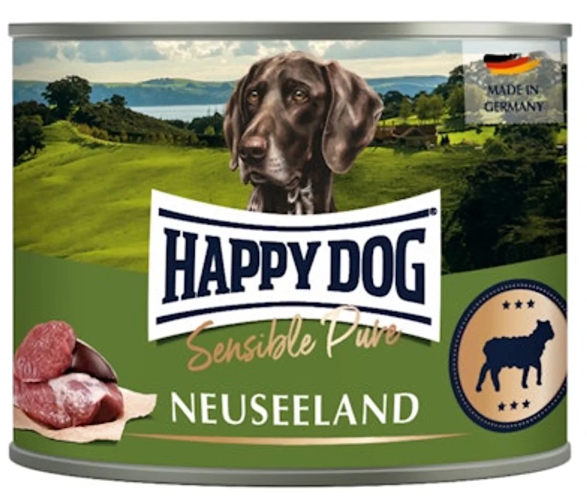 Sensible Pure Neuseeland - Lam - 6 x 200 g de Happy Dog – photo produit