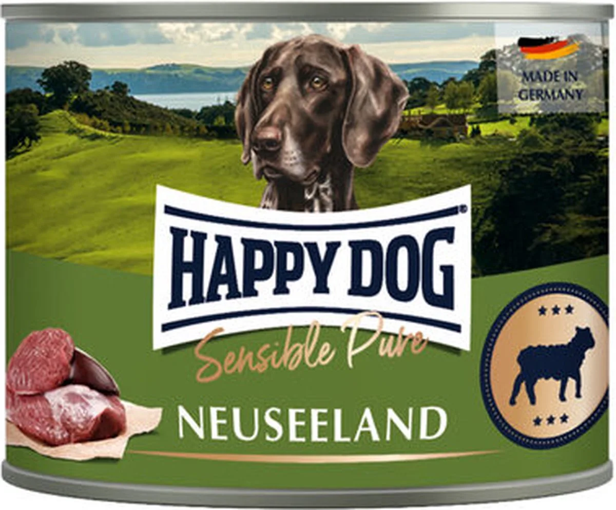 Sensible Pure Neuseeland - Lam - 6 x 400 g de Happy Dog – photo produit