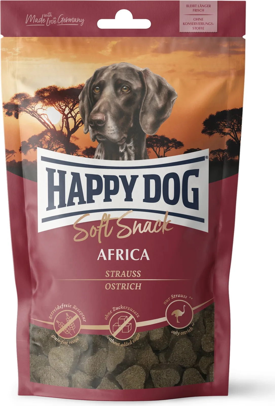 Soft Snack Africa - 100 g van Happy Dog – productfoto