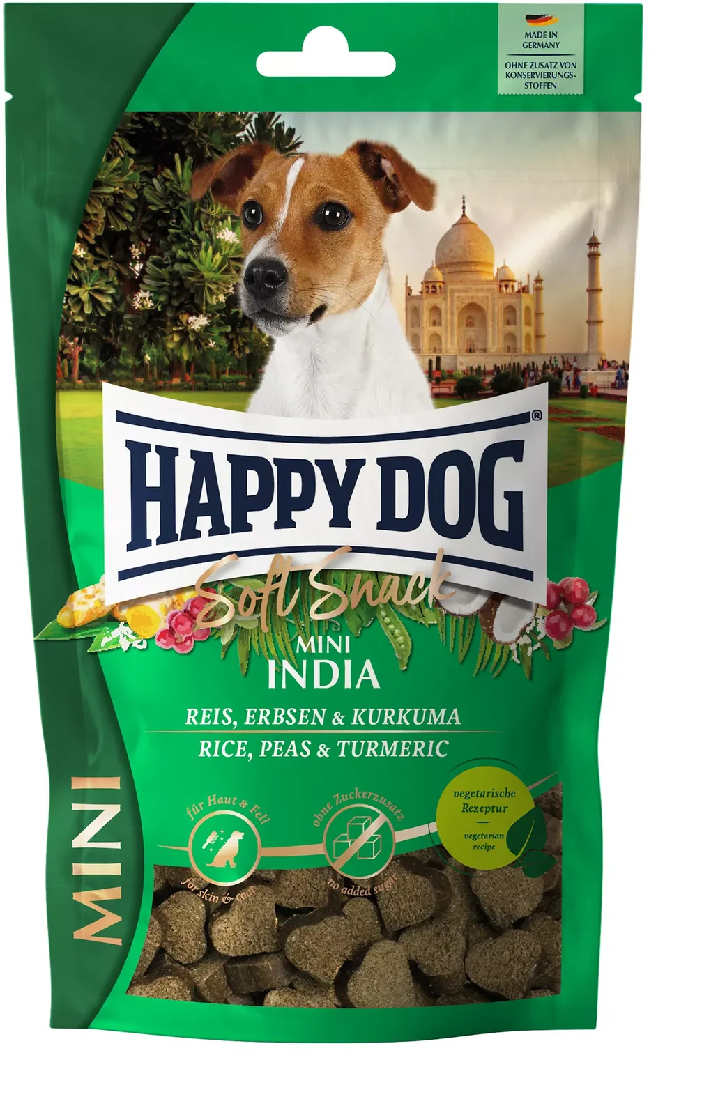 Soft Snack Mini India - 100 g van Happy Dog – productfoto