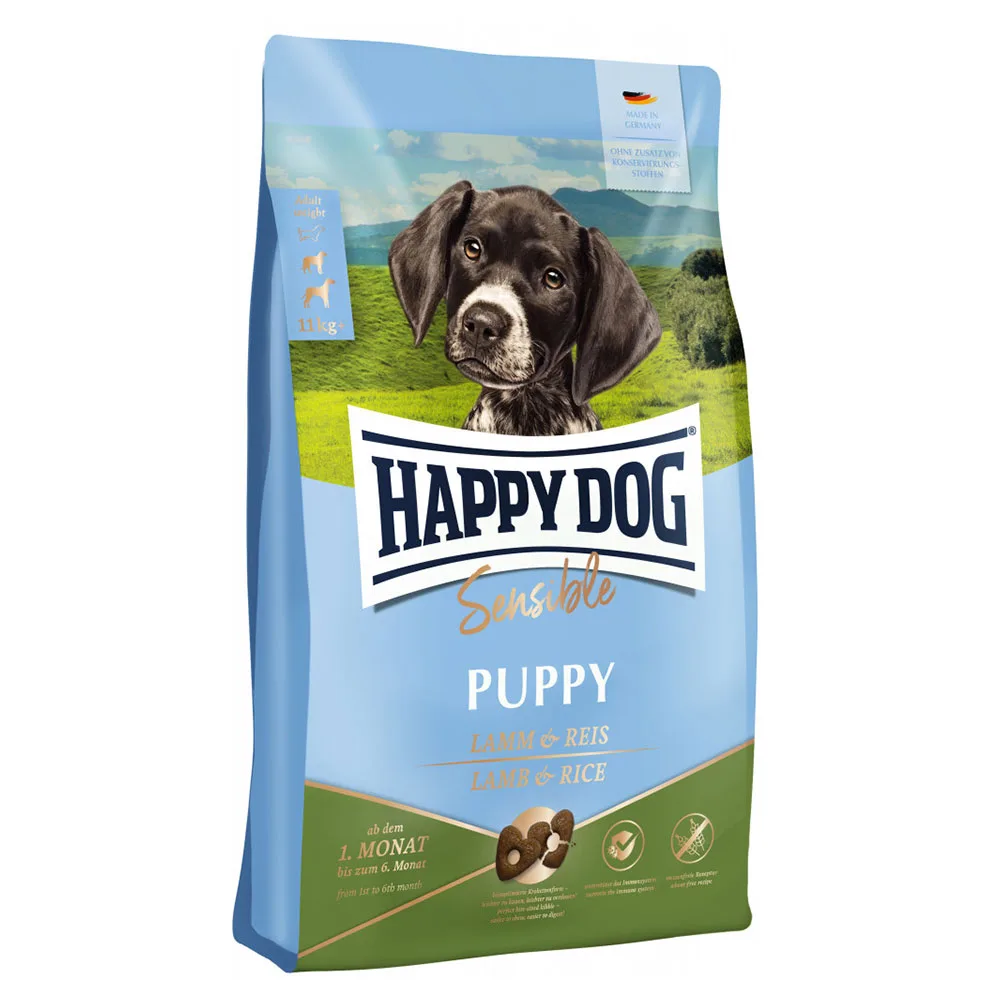 Supreme Sensible Puppy Lam & Rijst Hondenvoer - Dubbelpak: 2 x 10 kg de Happy Dog – photo produit