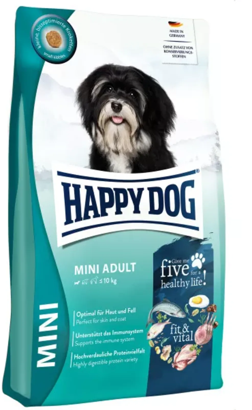 Trockenfutter Fit&Vital Mini Adult - 800 g de Happy Dog – photo produit