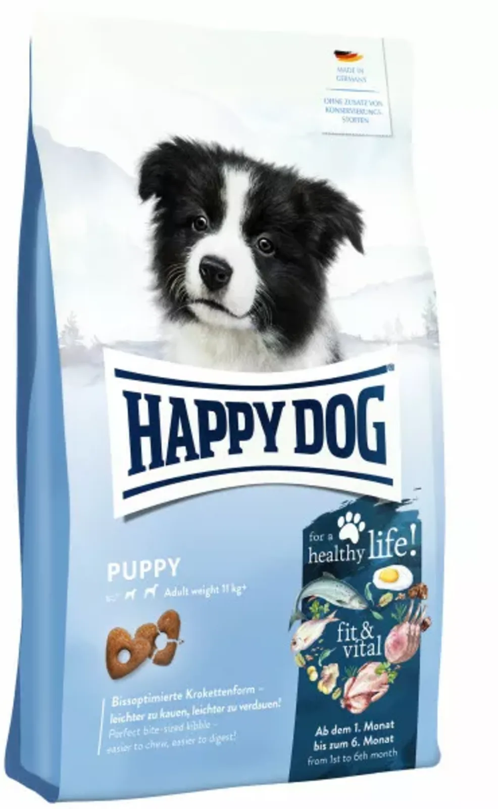 Trockenfutter Fit&Vital Puppy - 4 kg de Happy Dog – photo produit