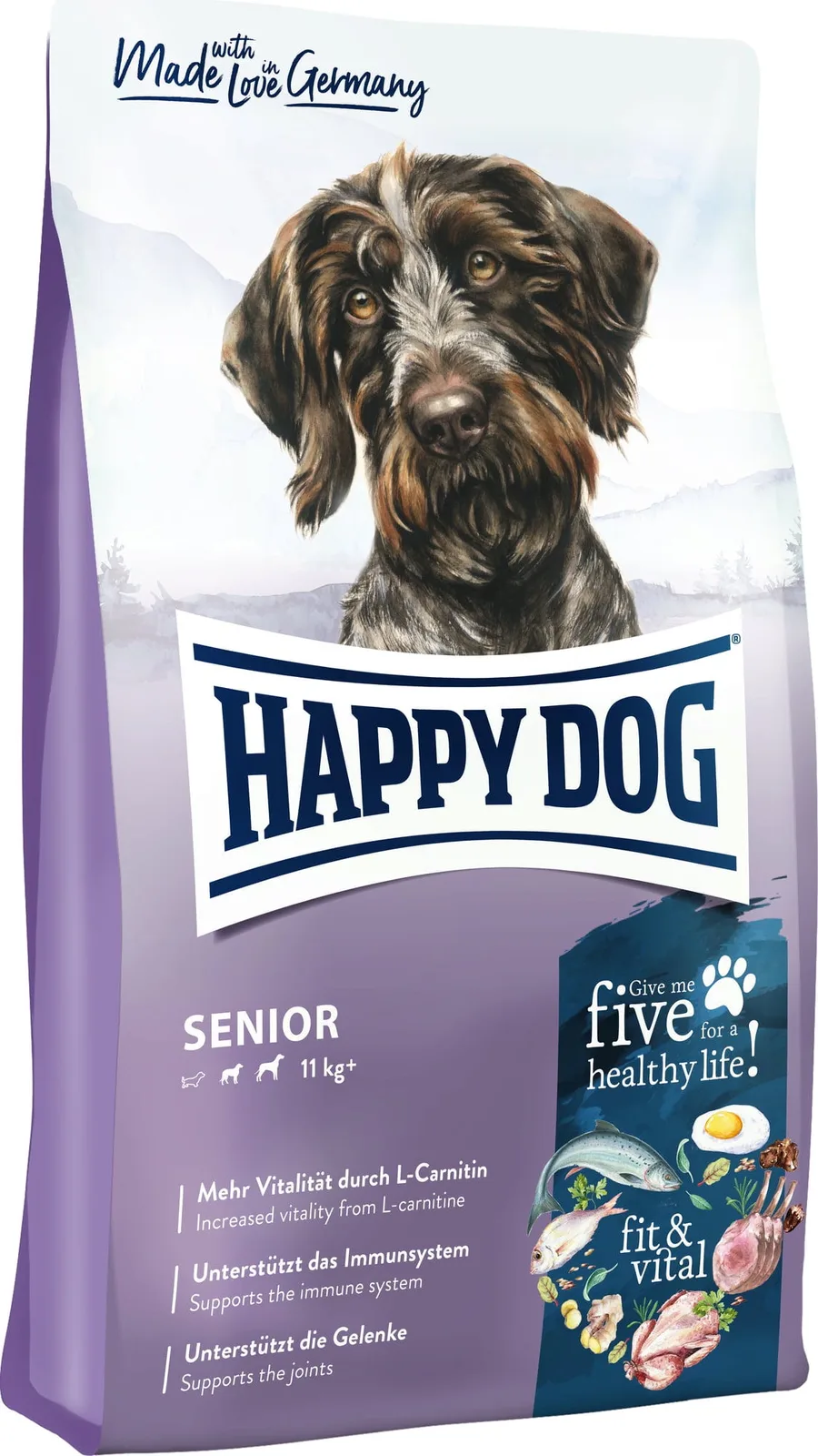 Trockenfutter Fit&Vital Senior - 4 kg de Happy Dog – photo produit