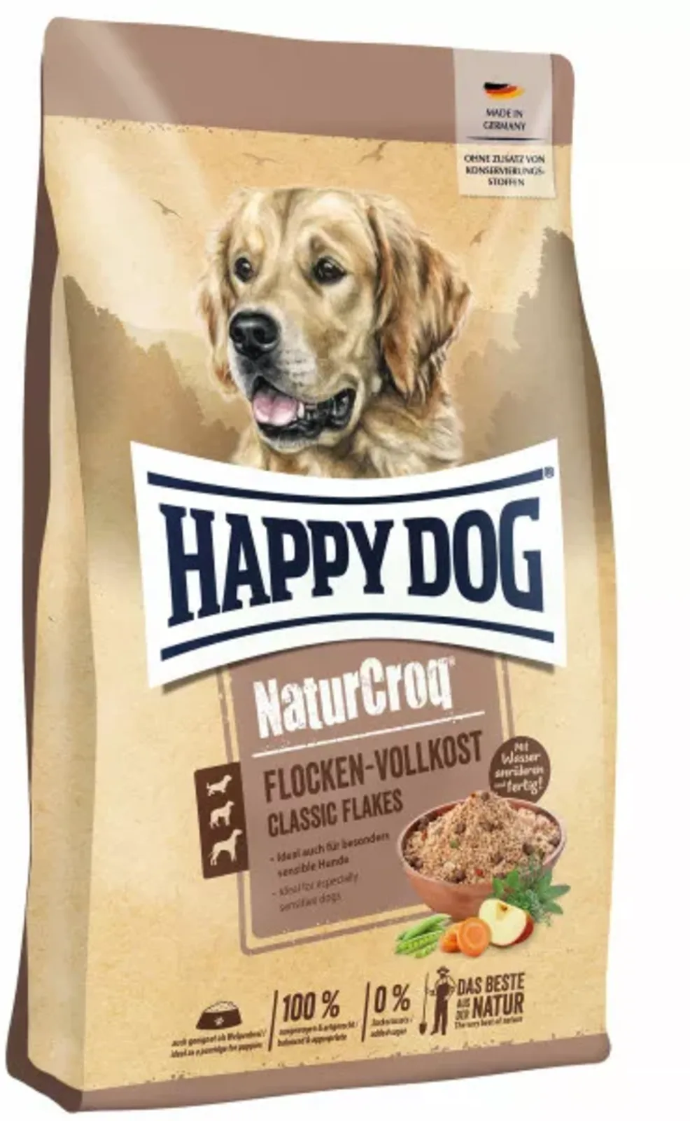 Flocken Vollkost 10 KG de Happy Dog – photo produit