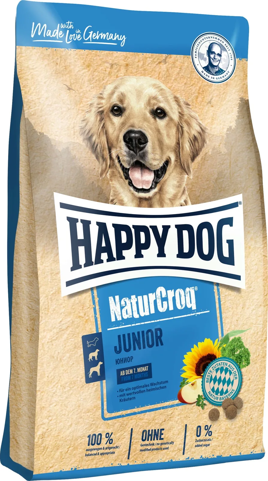 Trockenfutter NaturCroq Junior - 4 kg de Happy Dog – photo produit
