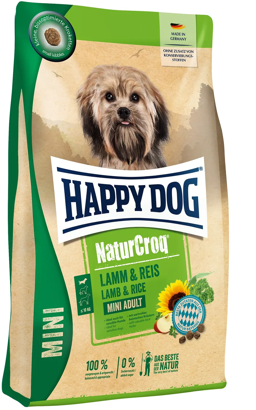 Trockenfutter NaturCroq Mini Lamm und Reis - 800 g by Happy Dog – product photo