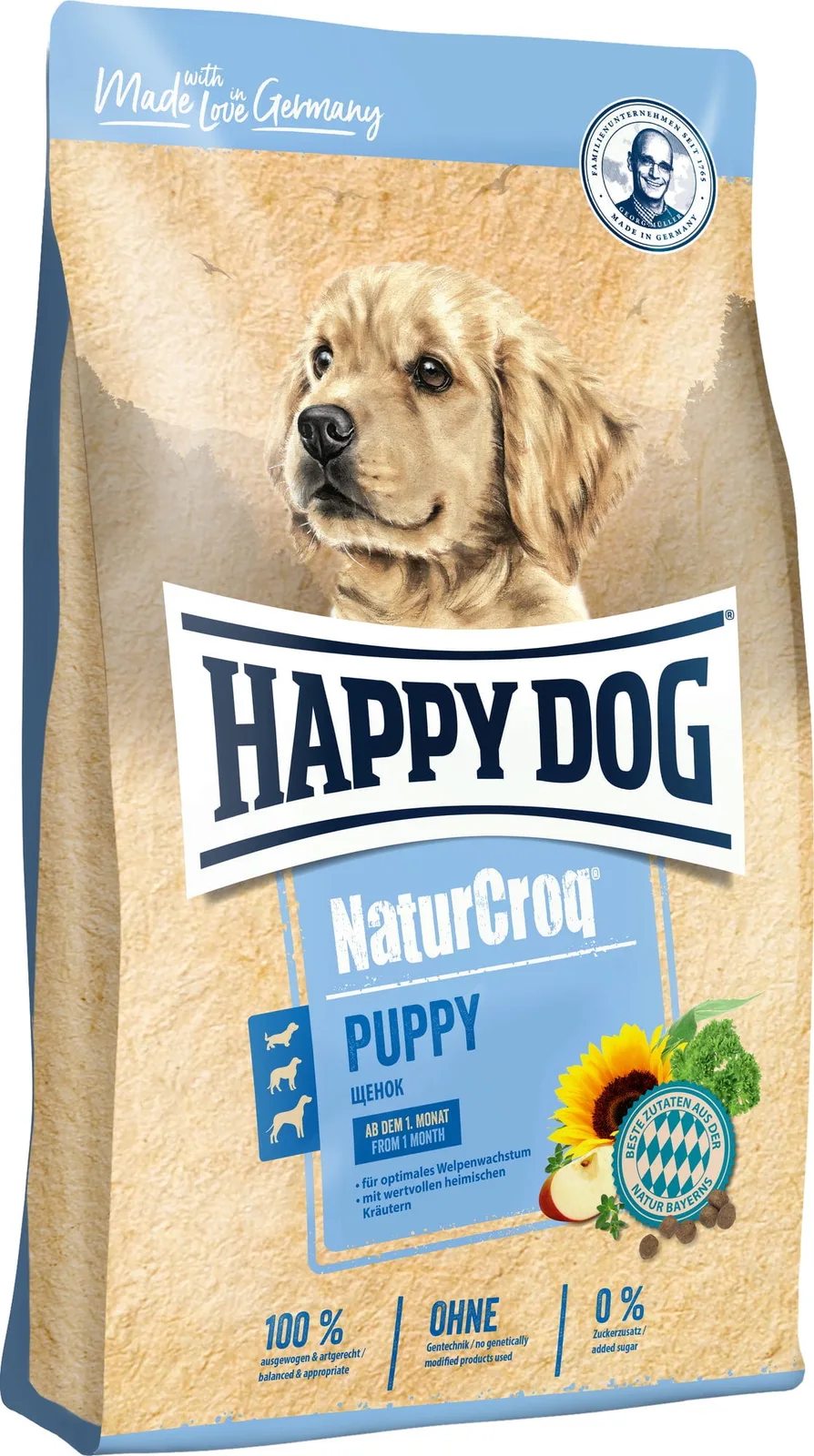 Trockenfutter NaturCroq Puppy - 4 kg de Happy Dog – photo produit