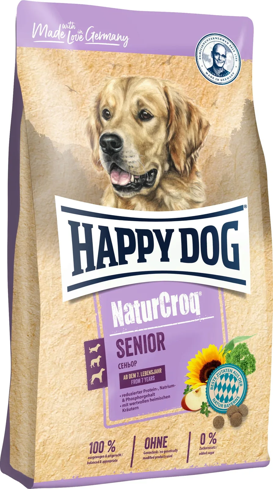 Trockenfutter NaturCroq Senior - 4 kg by Happy Dog – product photo