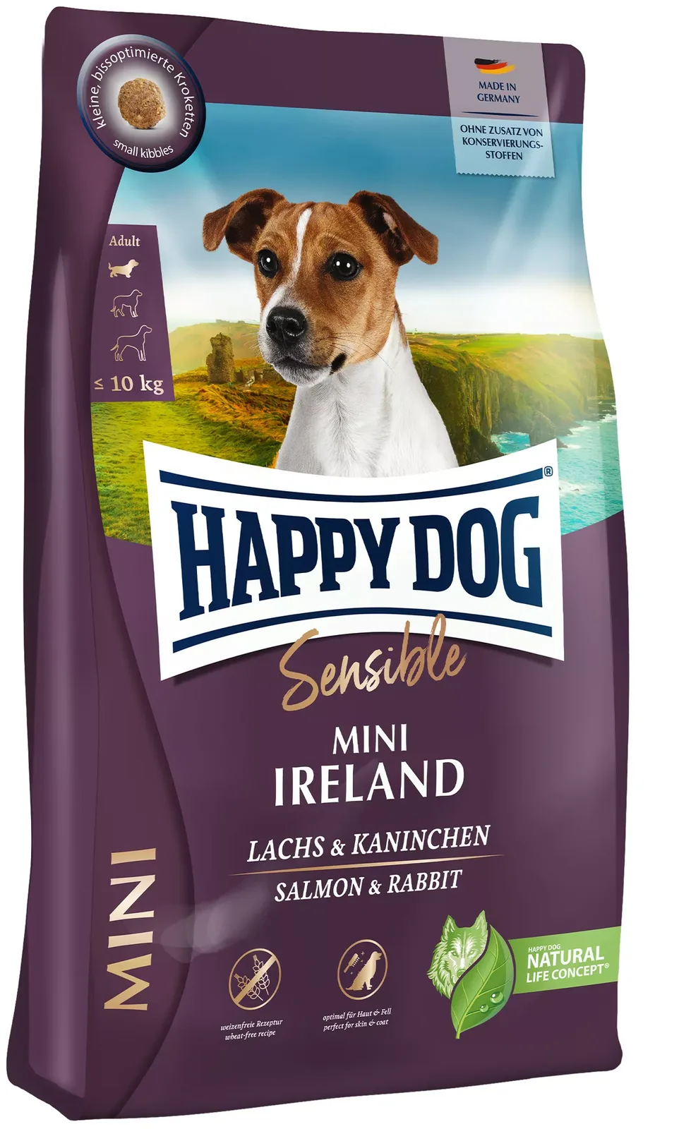 Trockenfutter Sensible Mini Irland - 4 kg van Happy Dog – productfoto
