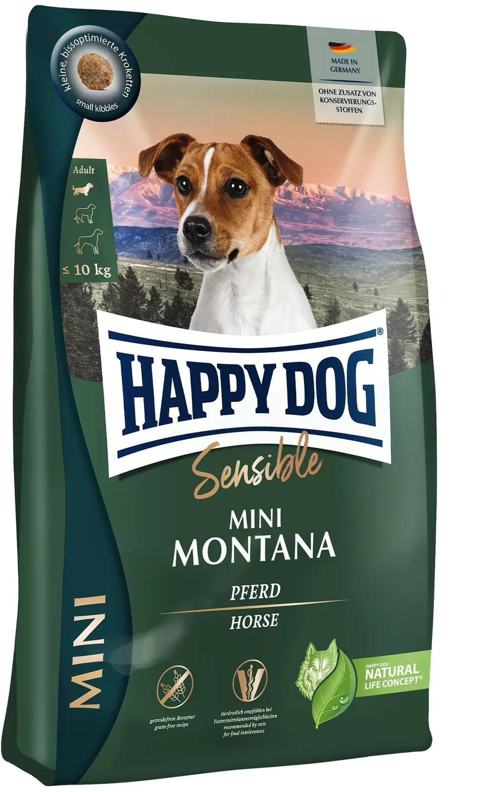 Trockenfutter Sensible Mini Montana - 4 kg de Happy Dog – photo produit
