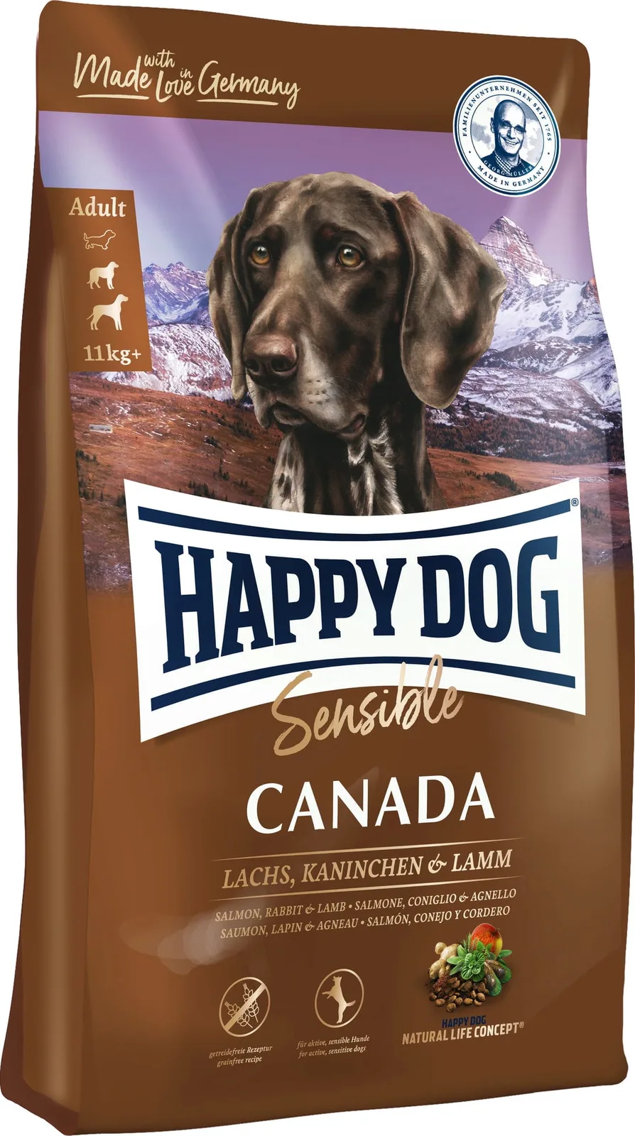 Trockenfutter Supreme Canada - 11 kg de Happy Dog – photo produit