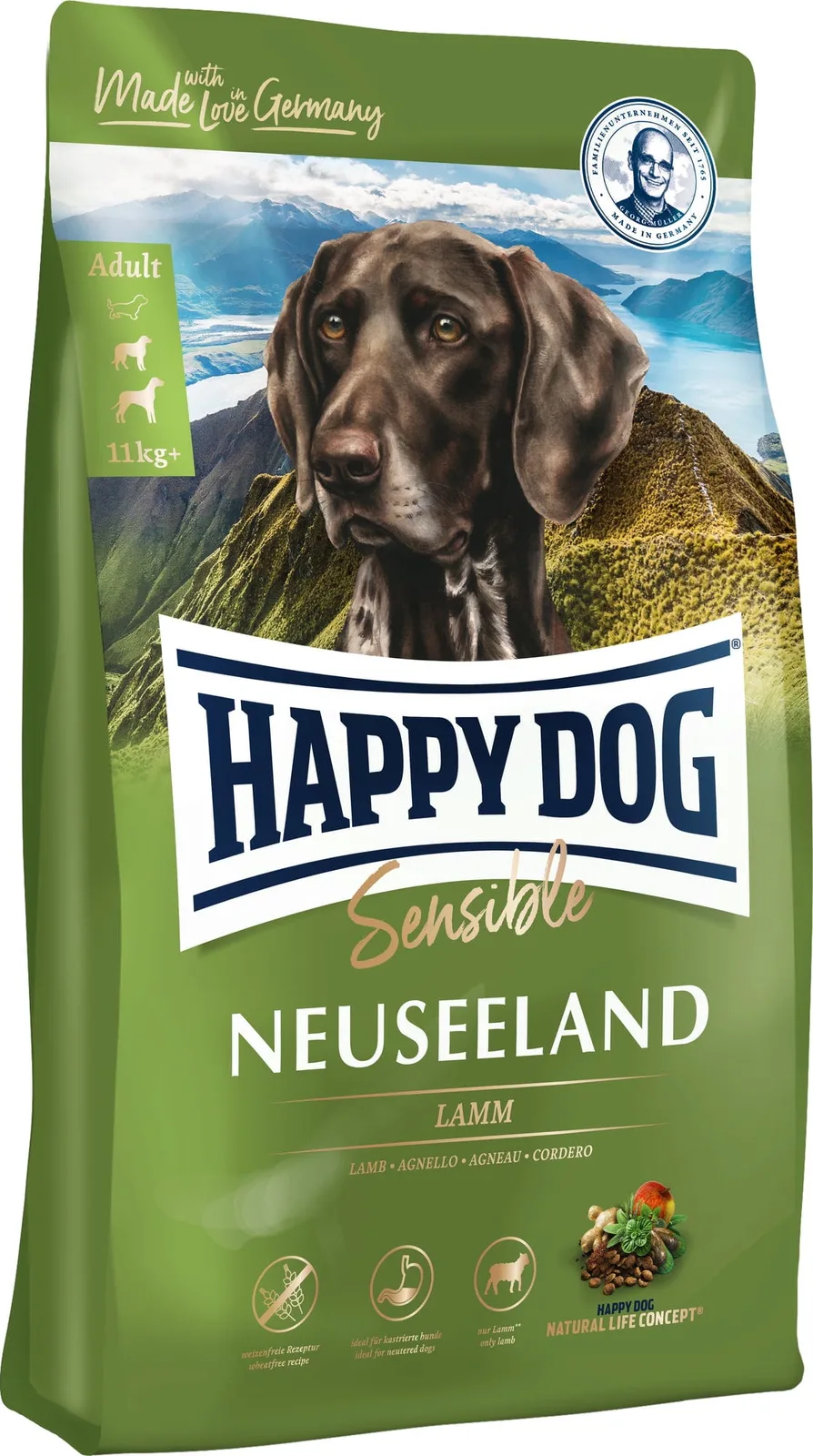 Trockenfutter Supreme Sensible Neuseeland - 300 g von Happy Dog – Produktfoto