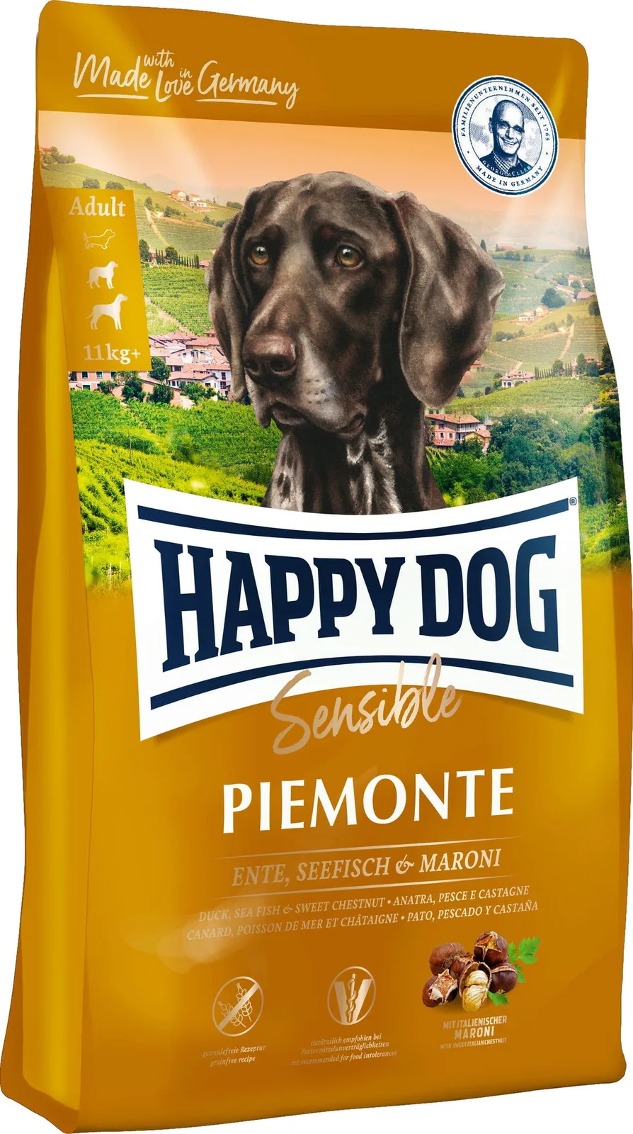 Trockenfutter Supreme Sensible Piemonte - 4 kg de Happy Dog – photo produit