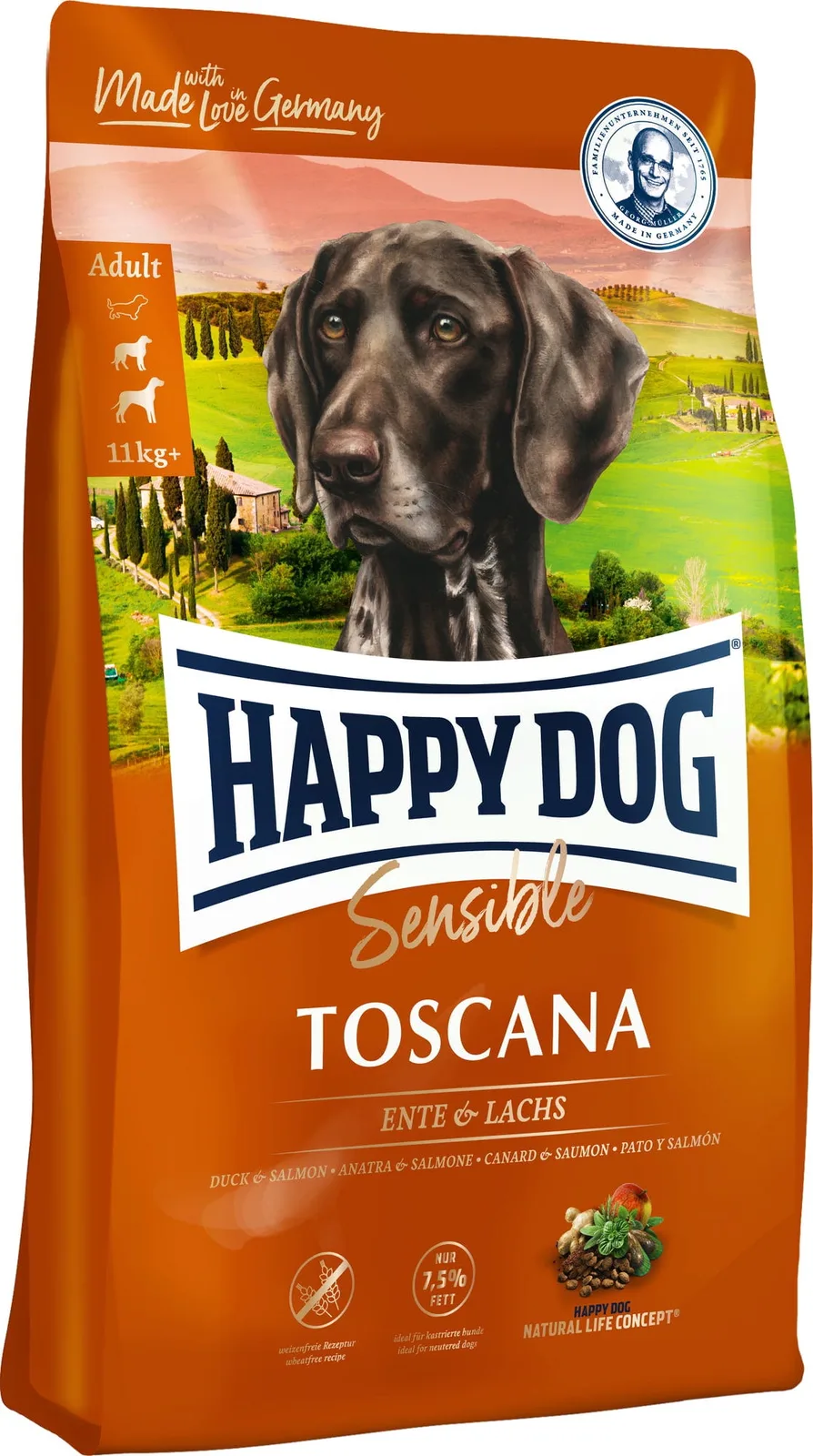 Trockenfutter Supreme Sensible Toscana - 1 kg by Happy Dog – product photo