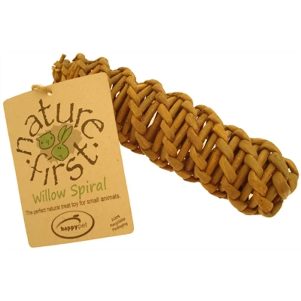 Knaagspeeltje Willow Spiral 19 cm by Happy Pet – product photo