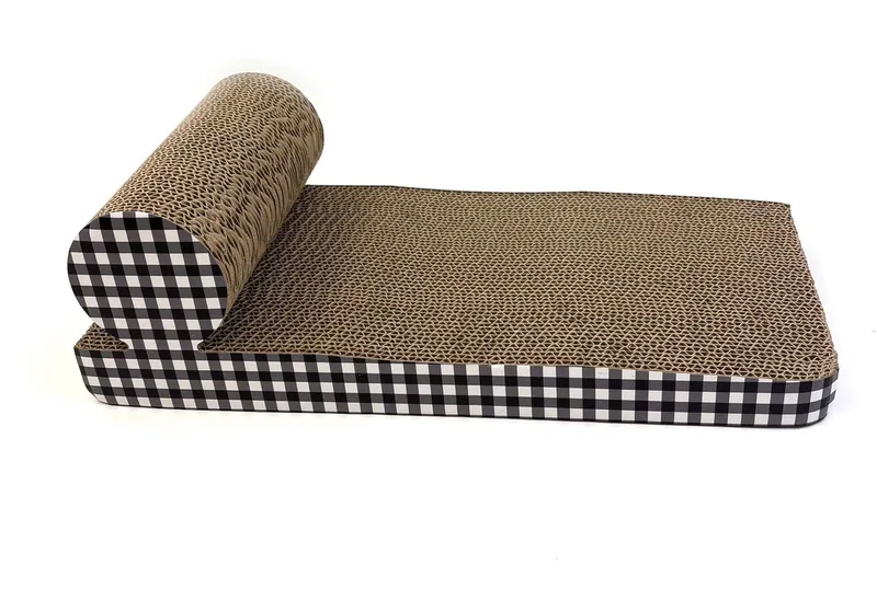 tabby patch krabmat chaise lounge karton 46x22x14 cm de Happy Pet – photo produit