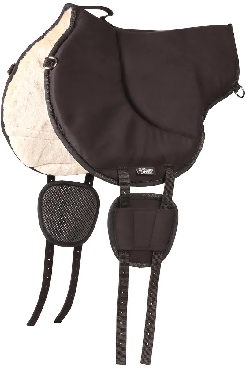 BARE BACK PAD FAUX FUR från Harry's Horse i Svart – produktbild