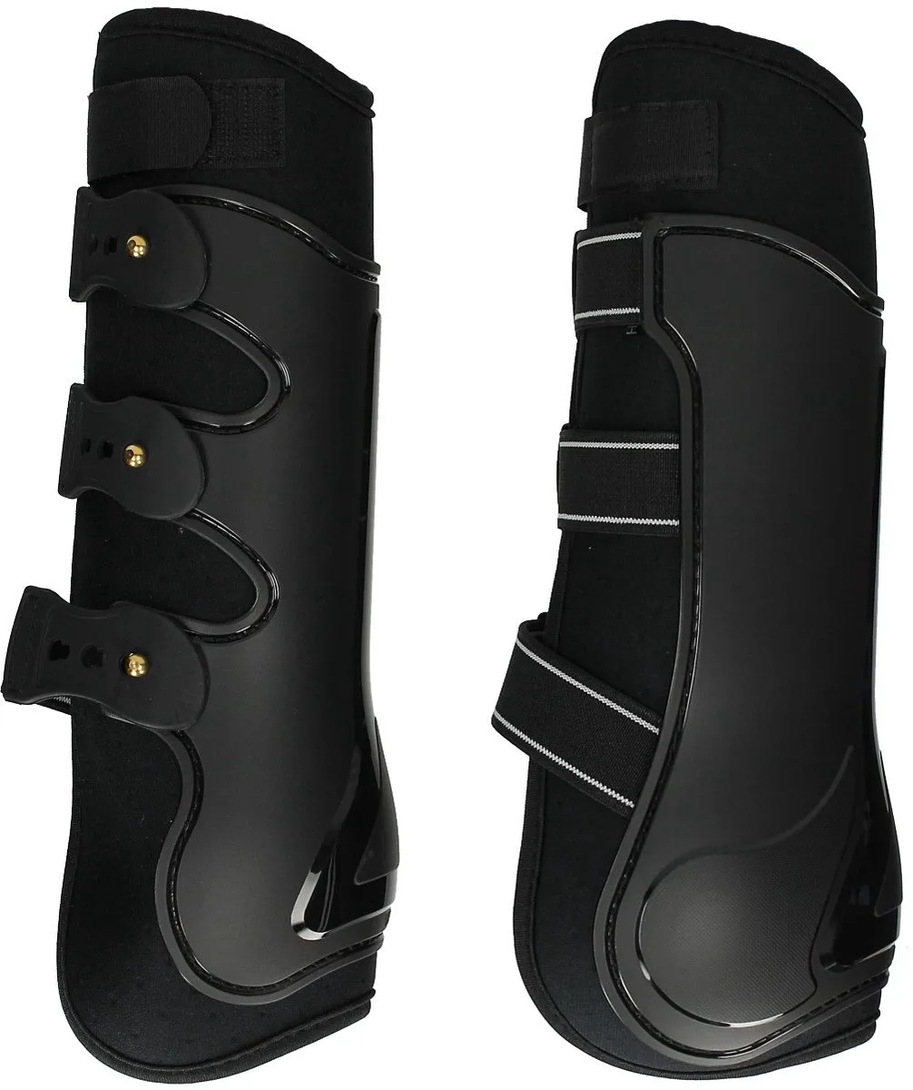 Beenbeschermers Harry's Horse Elite-r Grandprix Achter van Harry's Horse in Zwart – productfoto