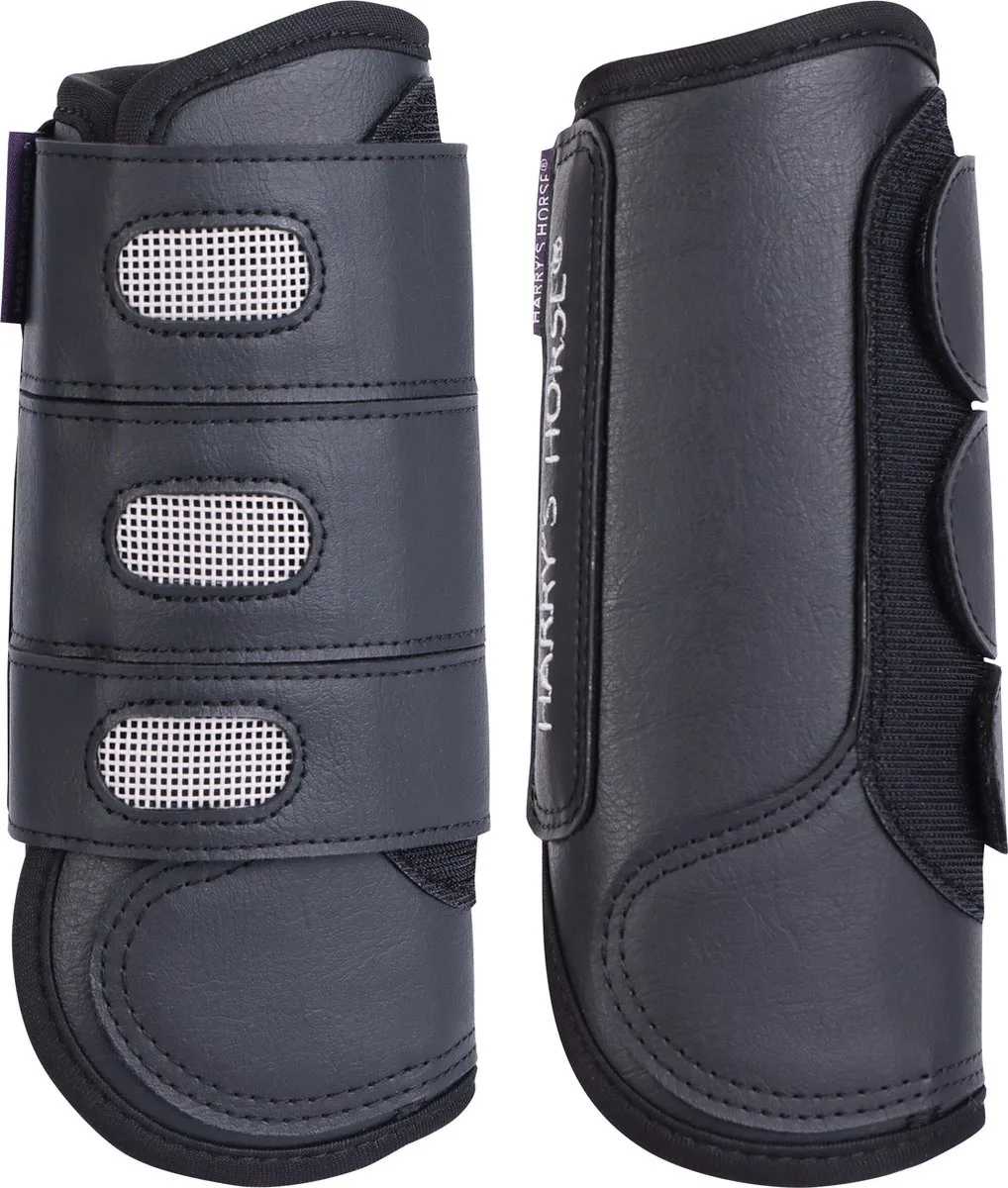 Beenbeschermers Harry's Horse Eventing Front de Harry's Horse en Noir – photo produit