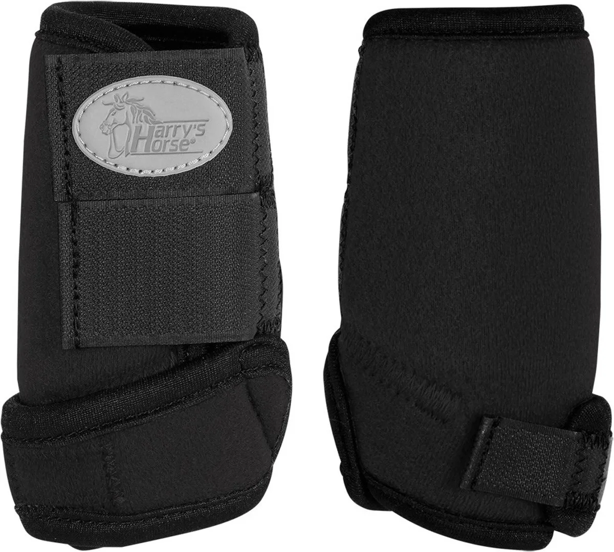 Beenbeschermers neoprene Tiny PONY från Harry's Horse i Svart – produktbild