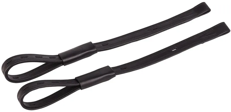 Beugelriemen Easy Care Close Contact PU von Harry's Horse in Schwarz – Produktfoto