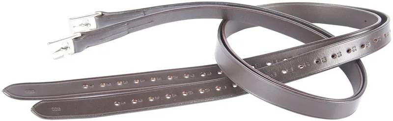 Beugelriemen Leder - Full - 155 cm fra Harry's Horse i Brun – produktbillede