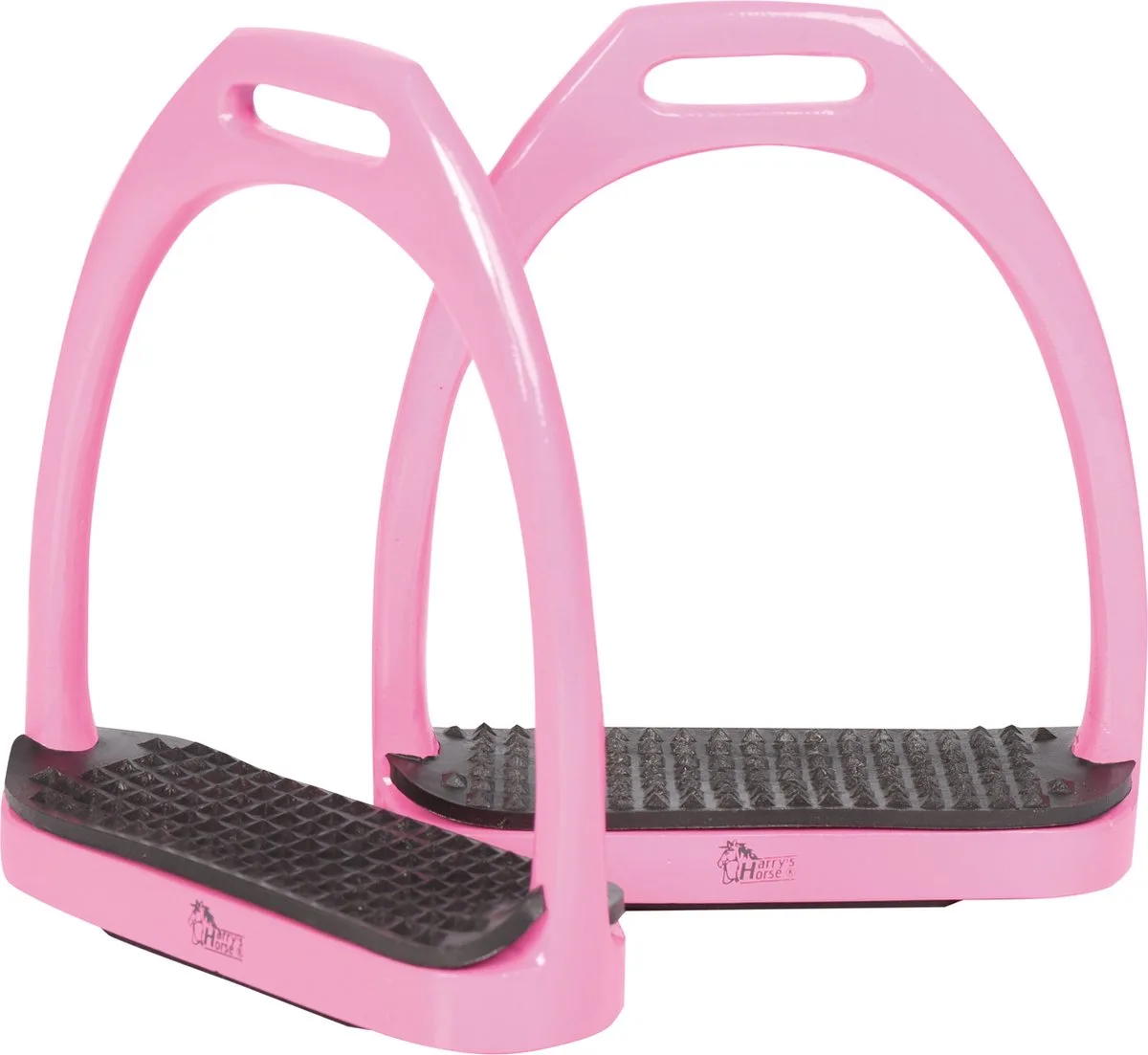 Beugels Aluminium Color 12cm rose van Harry's Horse in Roze – productfoto
