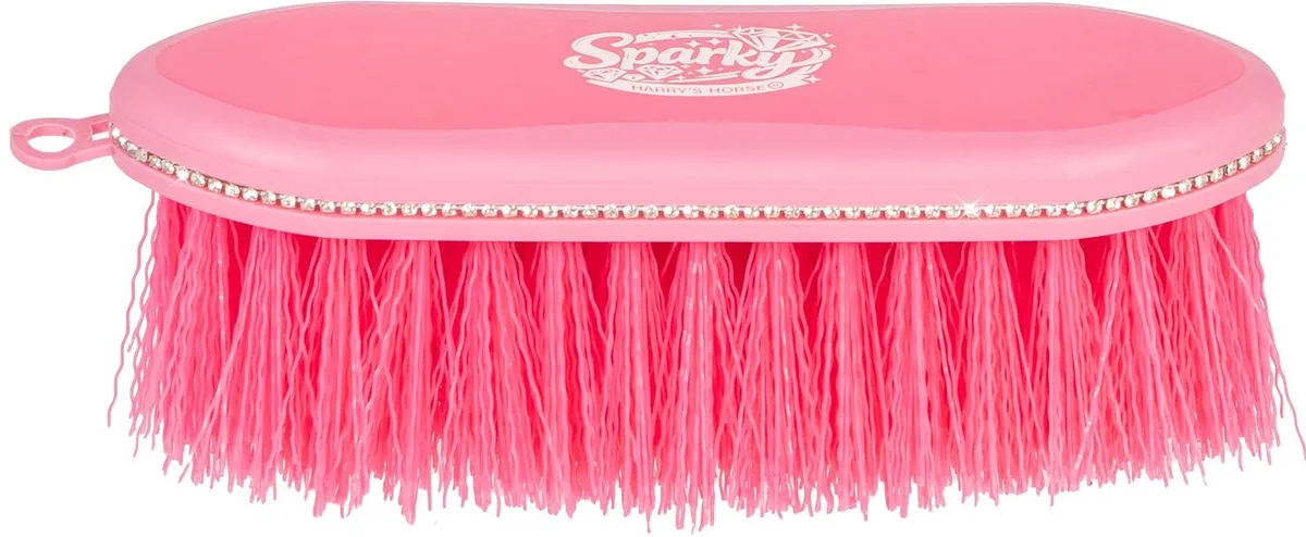 Borstel Sparky van Harry's Horse in Zwart – productfoto