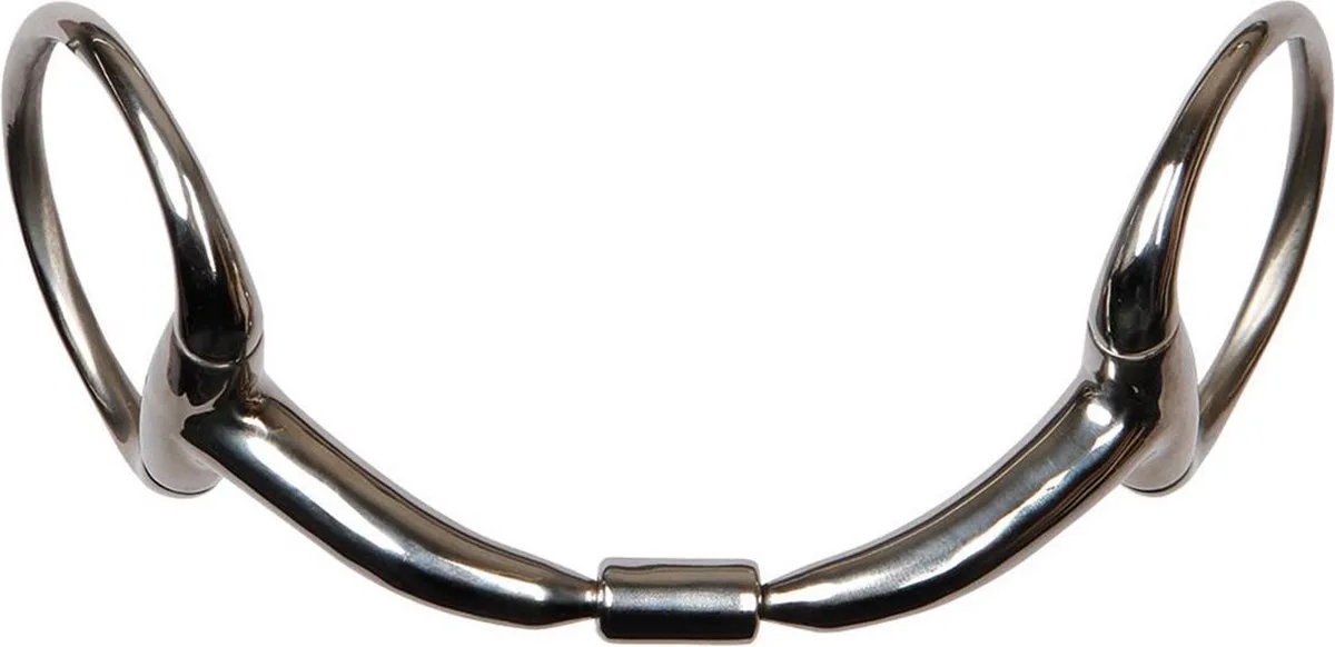 Bustrens anatomisch dubbelgebroken Roll-R 14mm by Harry's Horse in Rvs – product photo