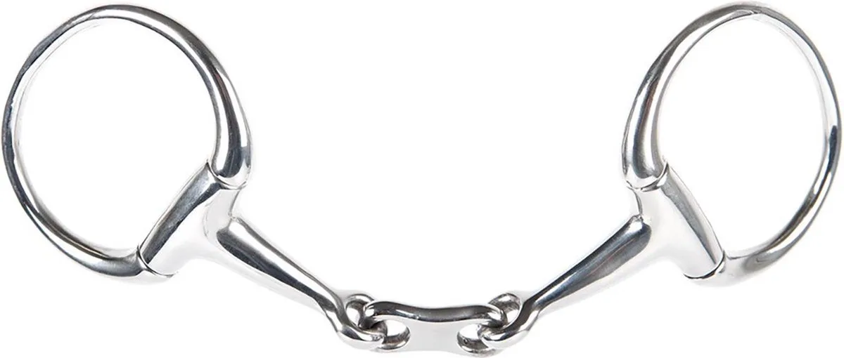 Bustrens dubbelgebroken flat link 13mm 11.5 by Harry's Horse in Rvs – product photo