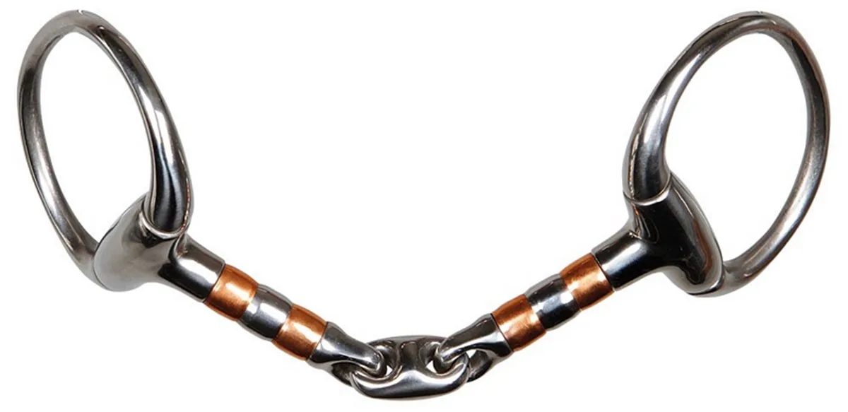 Bustrens dubbelgebroken koperen rollers 13mm 13.5 van Harry's Horse – productfoto