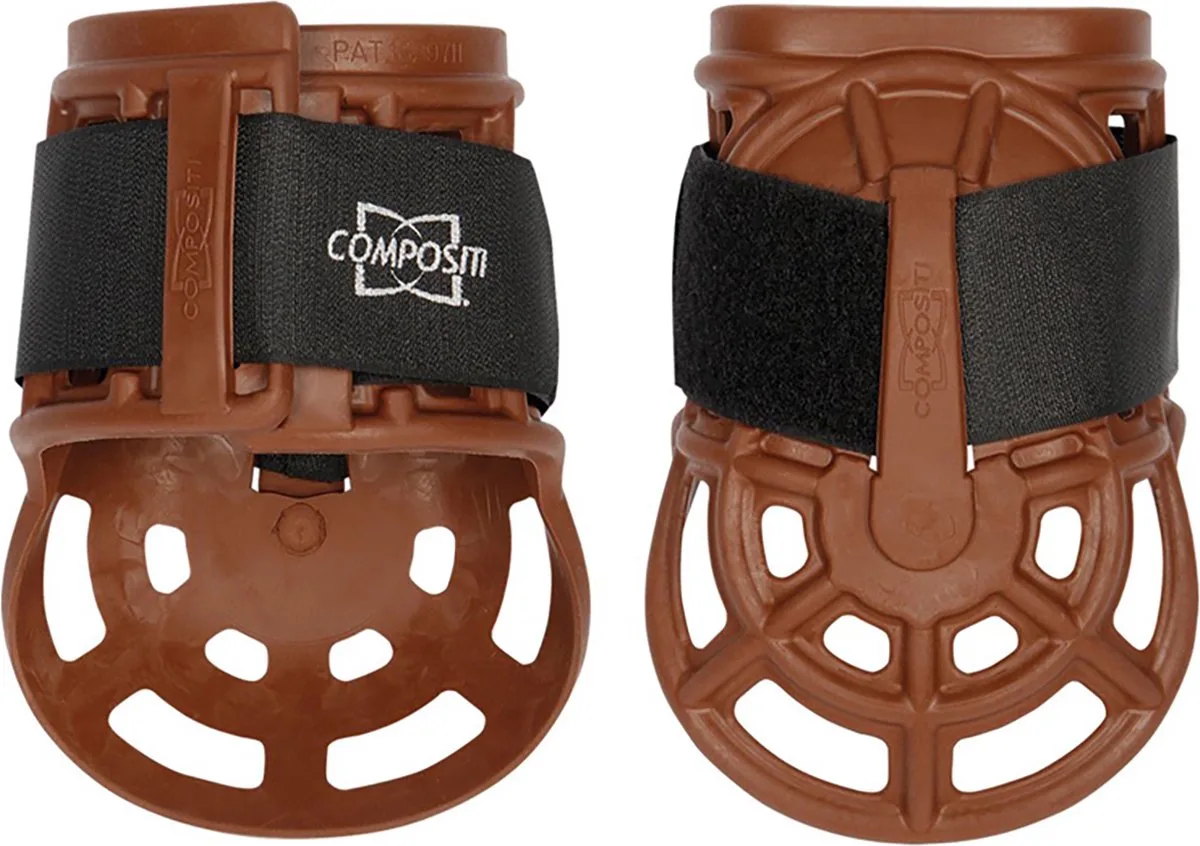Compositi Kogelbeschermers Compositi Protech van Harry's Horse in Bruin – productfoto