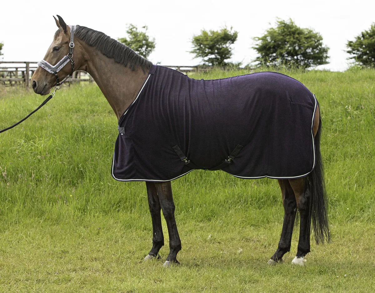 Coolerdeken Light Weight Corduroy by Harry's Horse in Dark blue – product photo