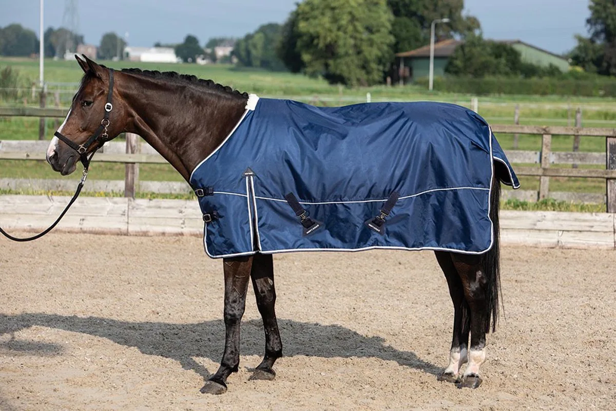 Deken Harry's Horse 1680d 200gr - 145/195 van Harry's Horse in Donkerblauw – productfoto