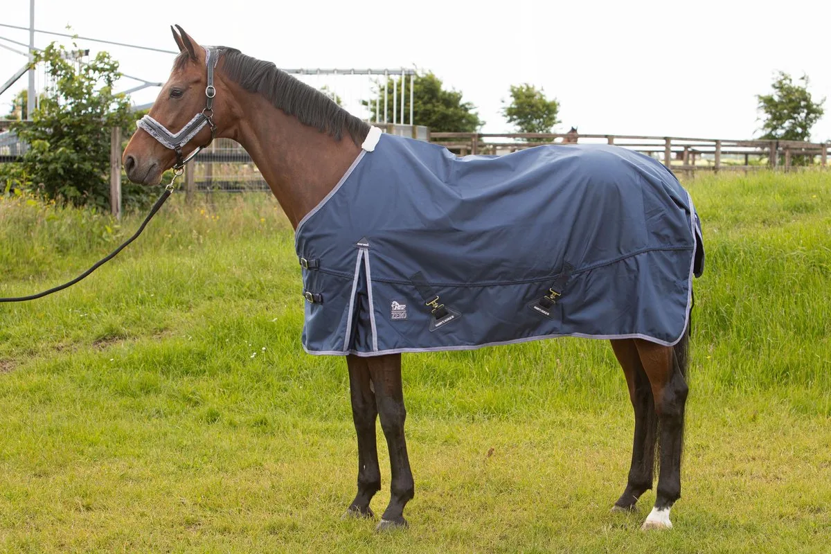 Deken Harry's Horse Xtreme-1680 Fleece 0gr - 145/195 van Harry's Horse in Donkerblauw – productfoto