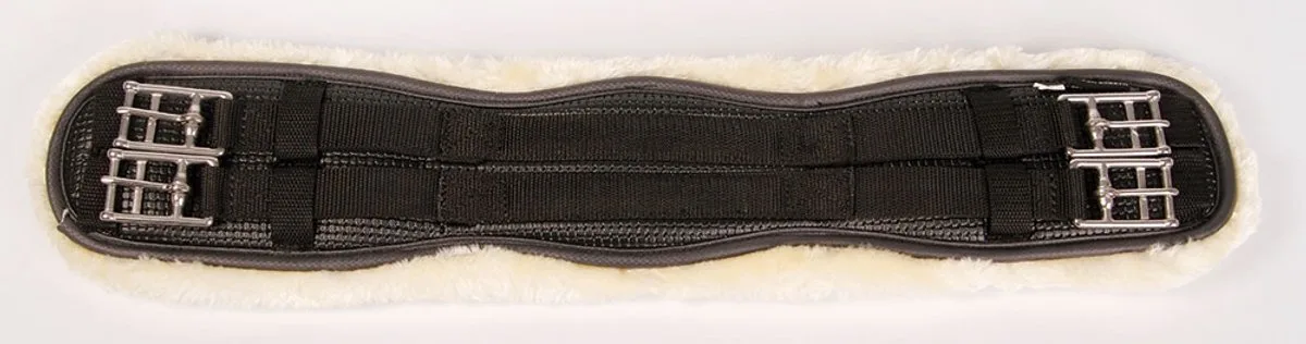 Dressuursingel Comfort+ - 75cm by Harry's Horse in Black, Natural – product photo