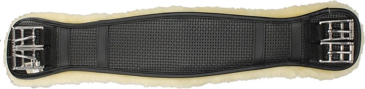 Dressuursingel Merino - Black - 65cm van Harry's Horse in Zwart, Crème – productfoto