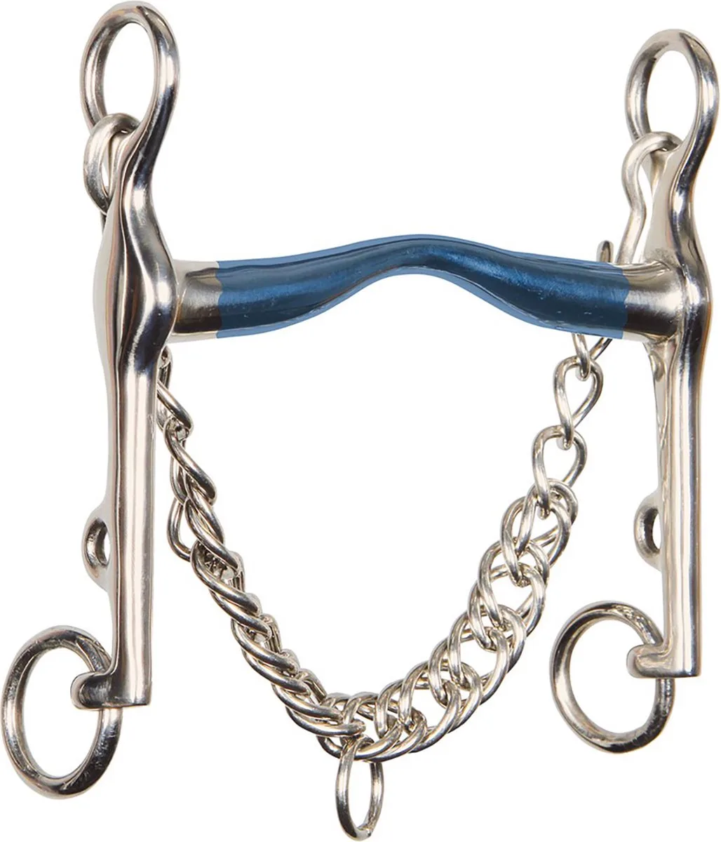 Dressuurstang Optimum Sweet Iron 16mm 14.5 van Harry's Horse in Rvs – productfoto