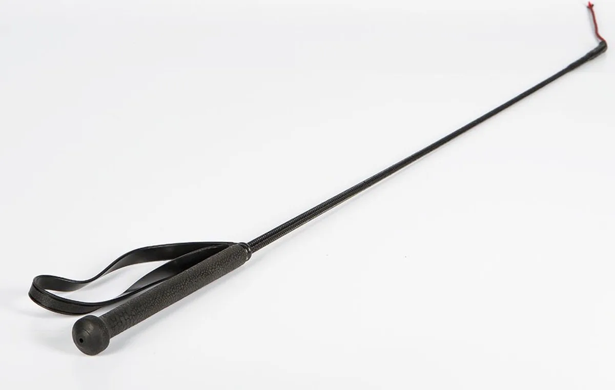 Dressuurzweep rubber handvat - Zak/10st de Harry's Horse en Noir – photo produit
