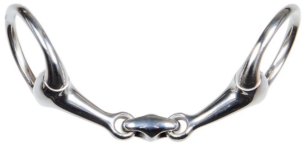 Dubbel Gebroken Pony Bustrens 12 mm . 9,5 by Harry's Horse in Rvs – product photo