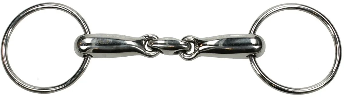 Epplejeck Dubbelgebroken 18mm- Watertrens - mt. 13,5cm de Harry's Horse – photo produit