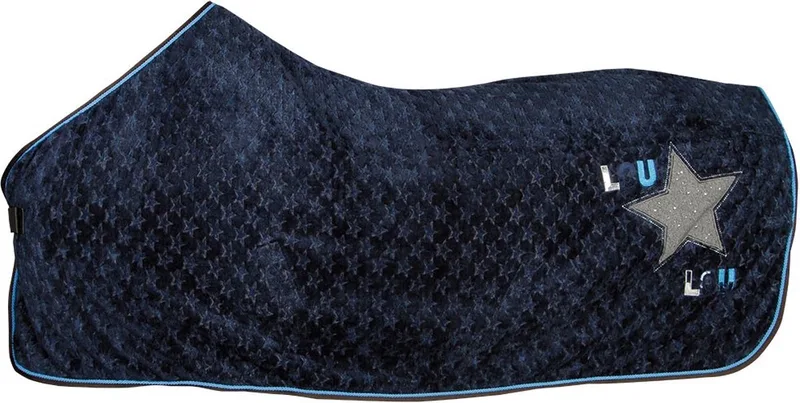 Fleecedeken LouLou Ensign 105/135 cm de Harry's Horse en Bleu – photo produit