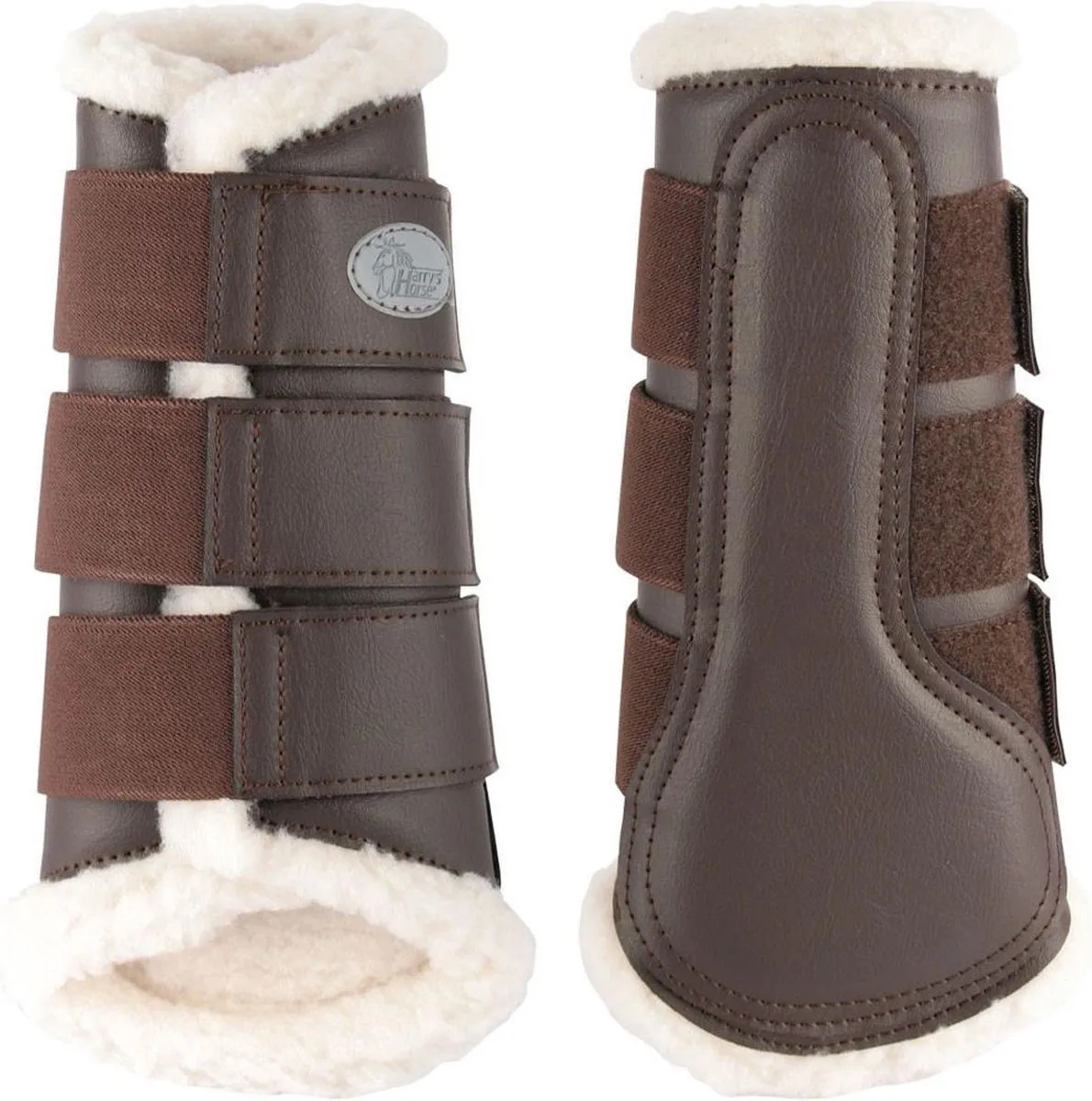 Flextrainer - Beenbeschermers - mt. M fra Harry's Horse i Brun – produktbillede