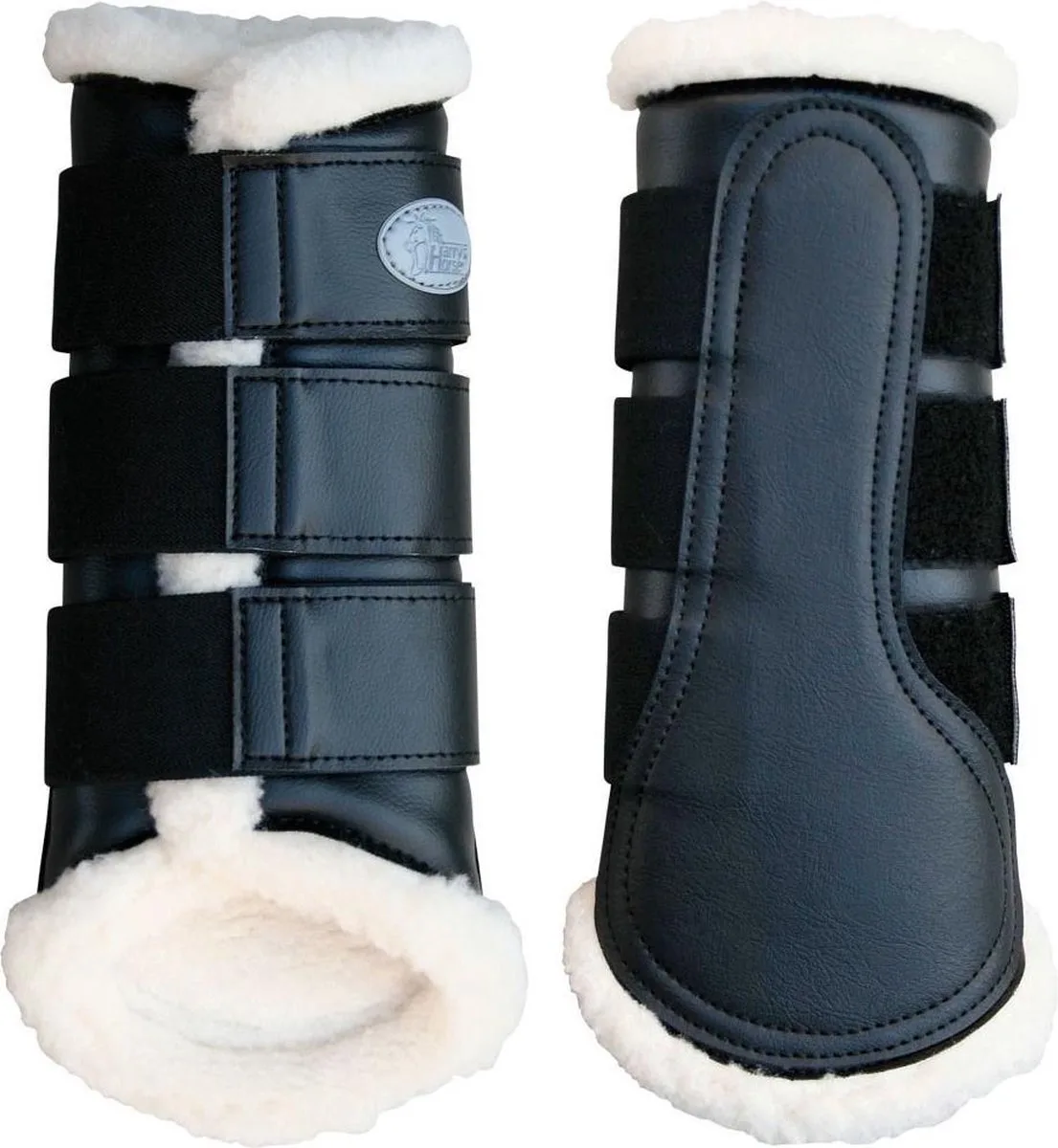 Flextrainer - Beenbeschermers - mt. S de Harry's Horse en Noir – photo produit
