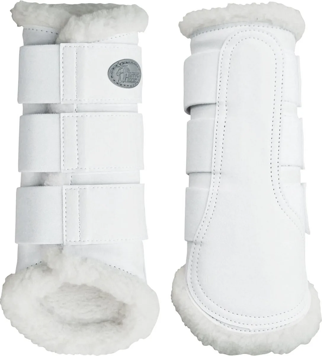 Flextrainer - Beenbeschermers - mt. XL by Harry's Horse in White – product photo