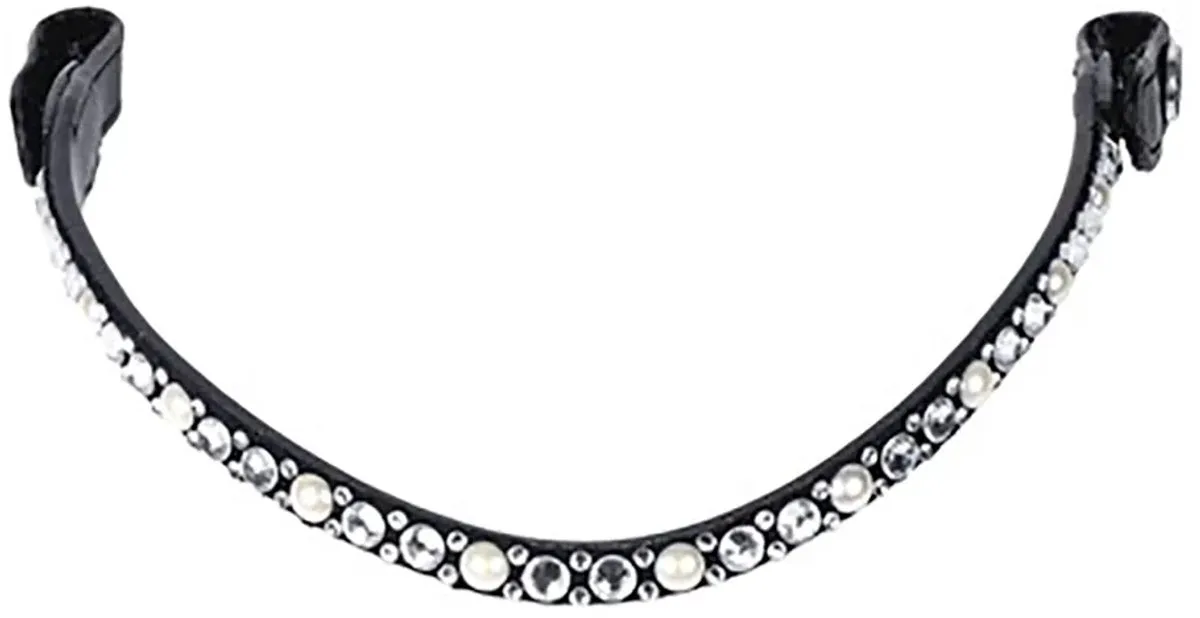 Frontriem Diamond Pearl by Harry's Horse in Silver – product photo