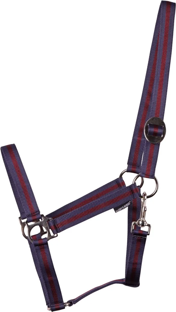 Halster Economy | Pony fra Harry's Horse i Navy-bordeaux-navy – produktbillede