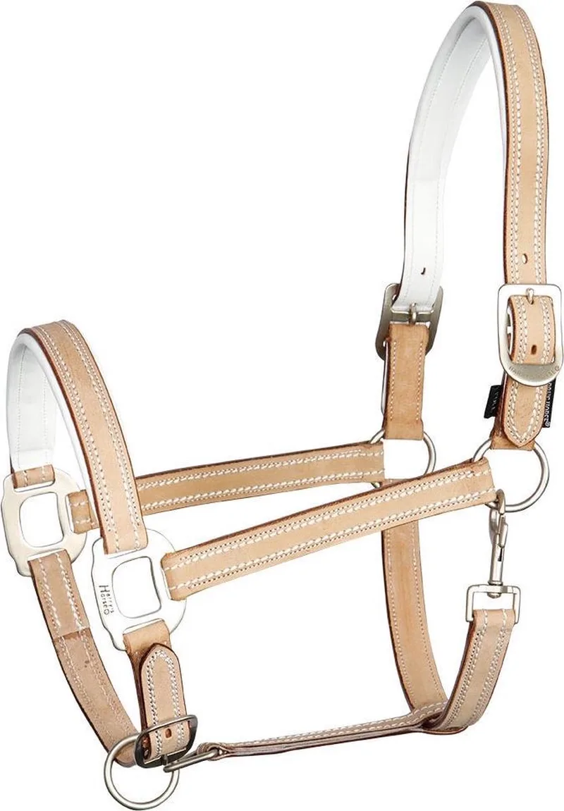 Halster leder Cremello by Harry's Horse in Beige – product photo